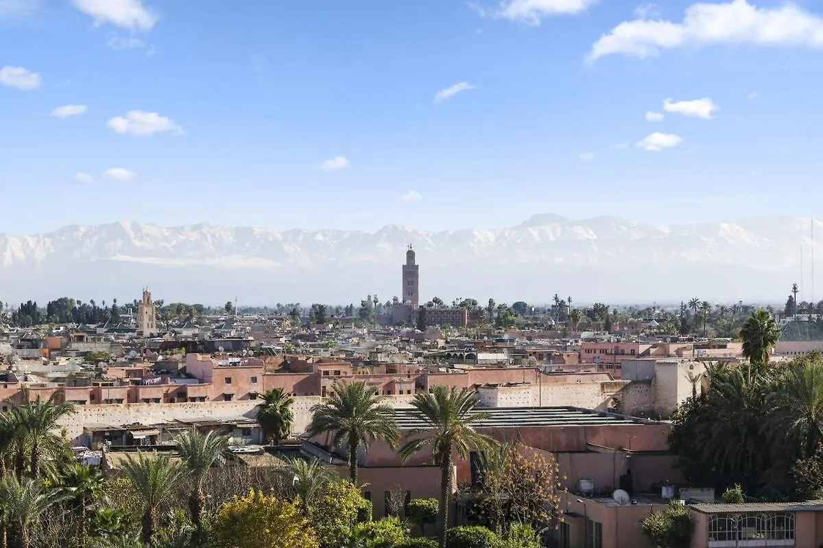 Cozy Apartment With Panoramic View In Centre Town Marrakesh